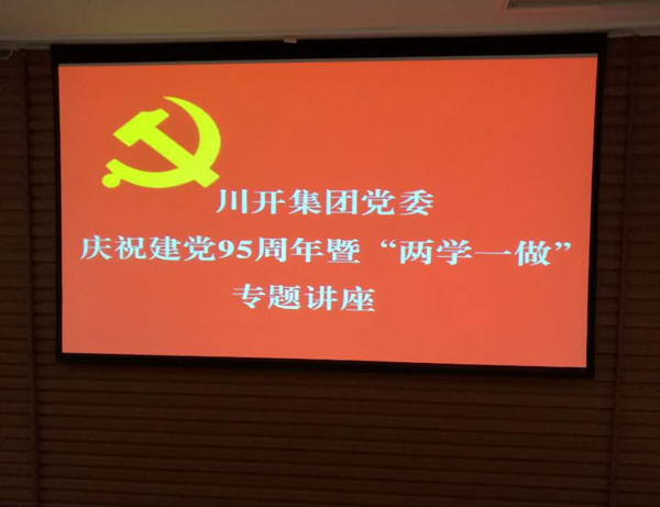 合乐HL8集团集团党委以党课庆祝建党95周年