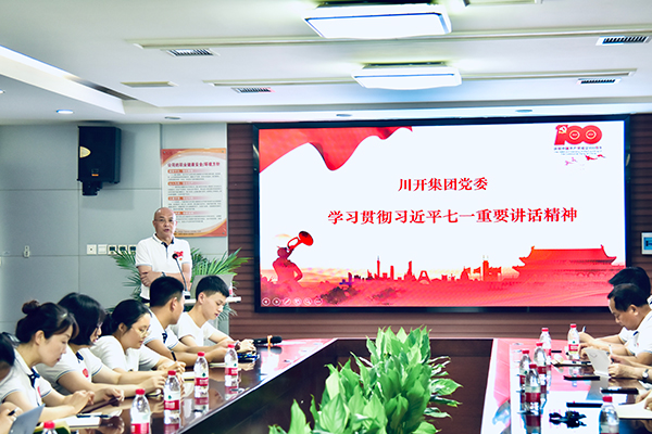 合乐HL8集团集团党委学习贯彻习近平七一重要讲话精神